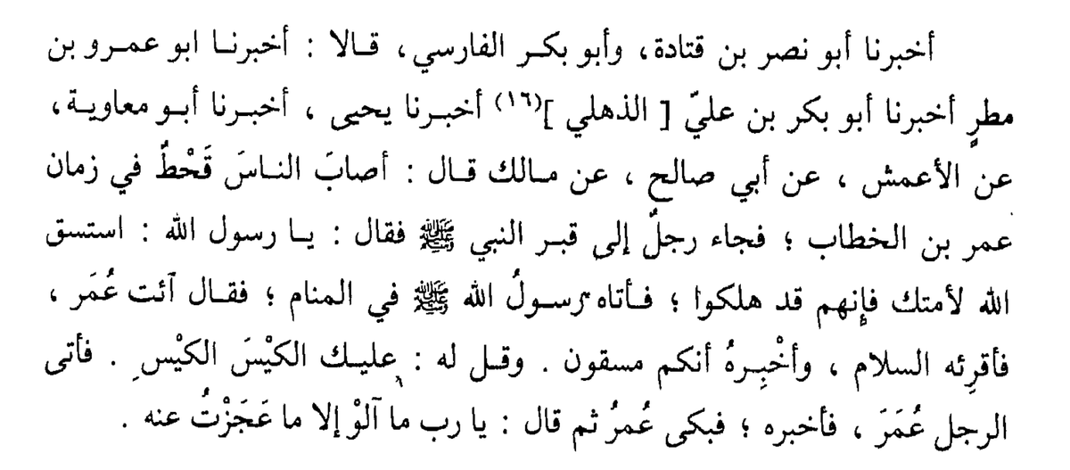 2. Imām Abū Bakr Aĥmad ibn Ĥusayn al-Bayhaqī al-Shāfiýī [384-458 AH / 994-1066 CE] records the same narration in his book Dalā’il al-Nubuwwah.