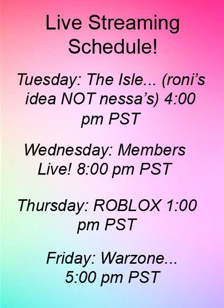 Merrell Twins On Twitter Here S The Live Streaming Schedule For The Week - roblox image ids twins
