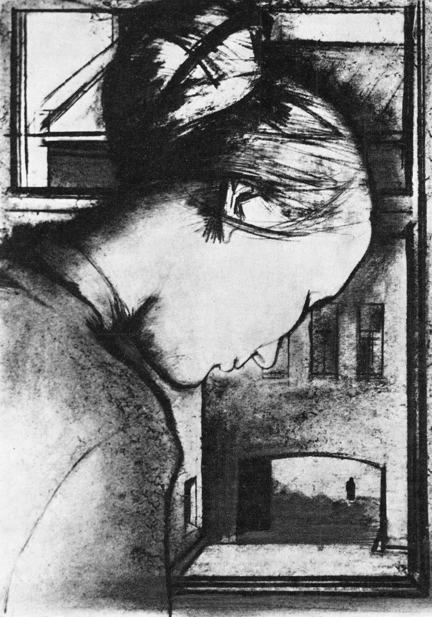 Басов Бениамин Матвеевич 1933-2000
ロシアの画家。横顔がいい。 