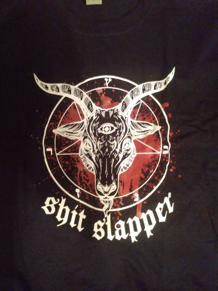 ShitSlapper's tweet image. Shirts are in! Send us a message if you&apos;re interested in grabbing one🤘🔥