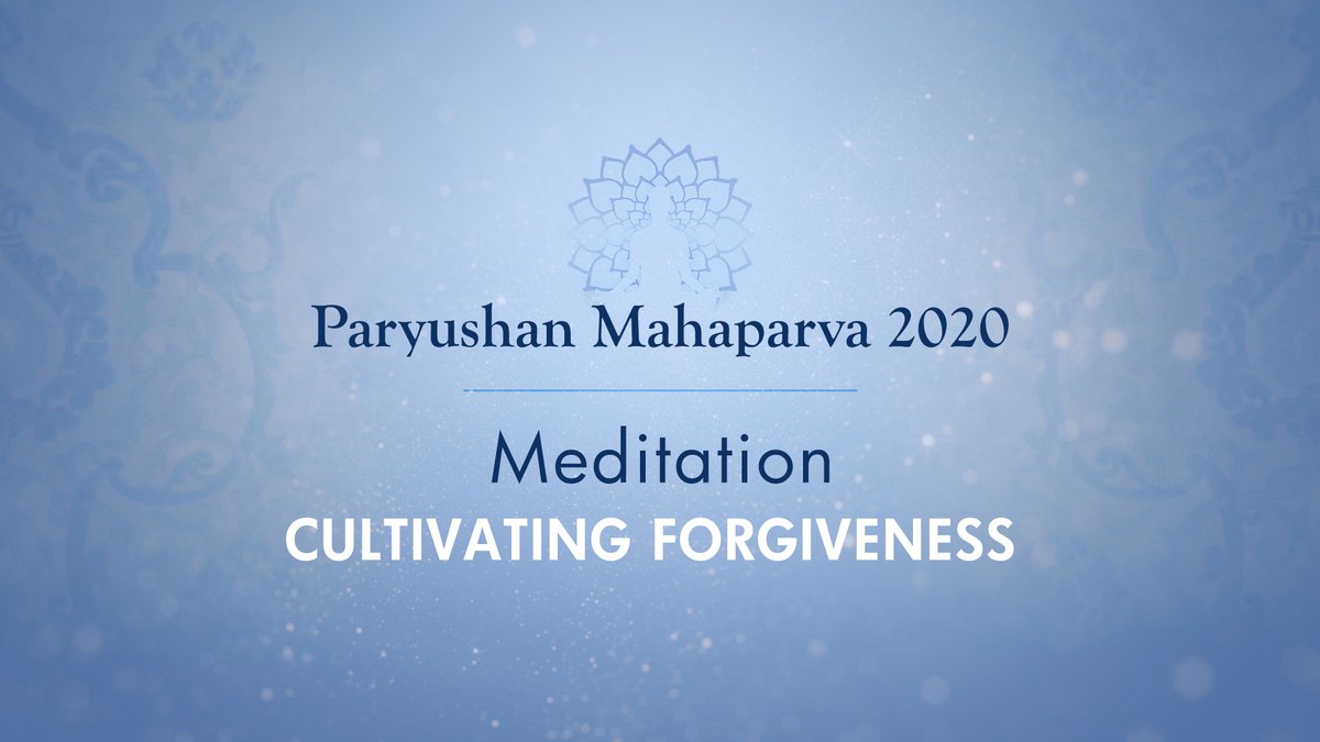 SRMDharampur's tweet photo. 18 August - Day 4 of #ParyushanMahaparva2020 ONLINE with #Pujya Gurudevshri 
Meditation - Cultivating 
Forgiveness (Pre-Recorded) 

https://t.co/Y2iq2H9fuV https://t.co/dk0gfcr6L8