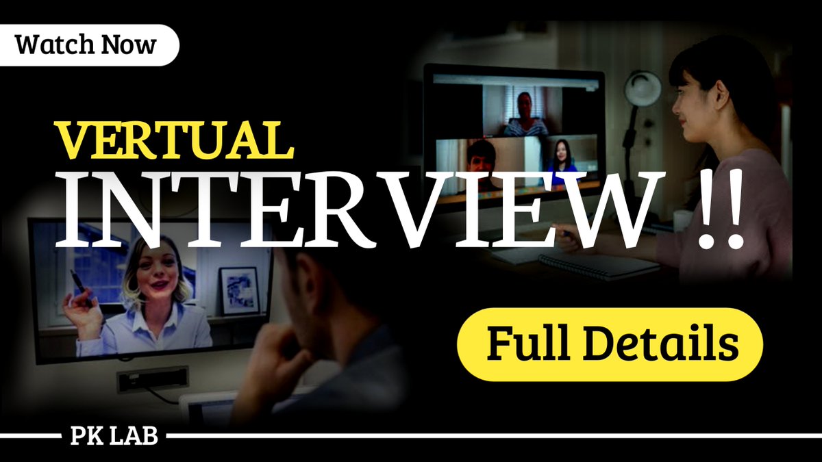 Pranakrushnabhu's tweet image. youtu.be/RZtxxdqVTw0
Virtual Interview Tips || जॉब के लिए वीडियो के माध्यम से साक्षात्कार कैसे करें || PK Lab
#VirtualInterviewTips #VirtualInterview #PKLab #PranakrushnaBhuyan