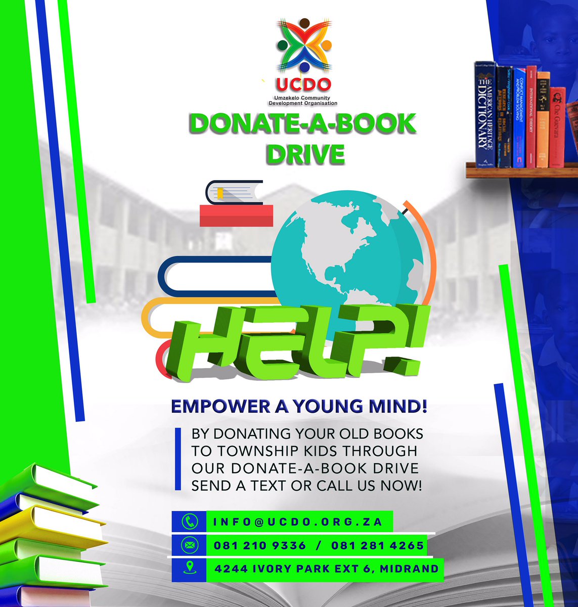 Umzekelo_Org's tweet photo. @akreana_ #KeaDrive 
Umzekelo Donate-A-Book Drive 📚🌍 https://t.co/xM8cPeOuSa
