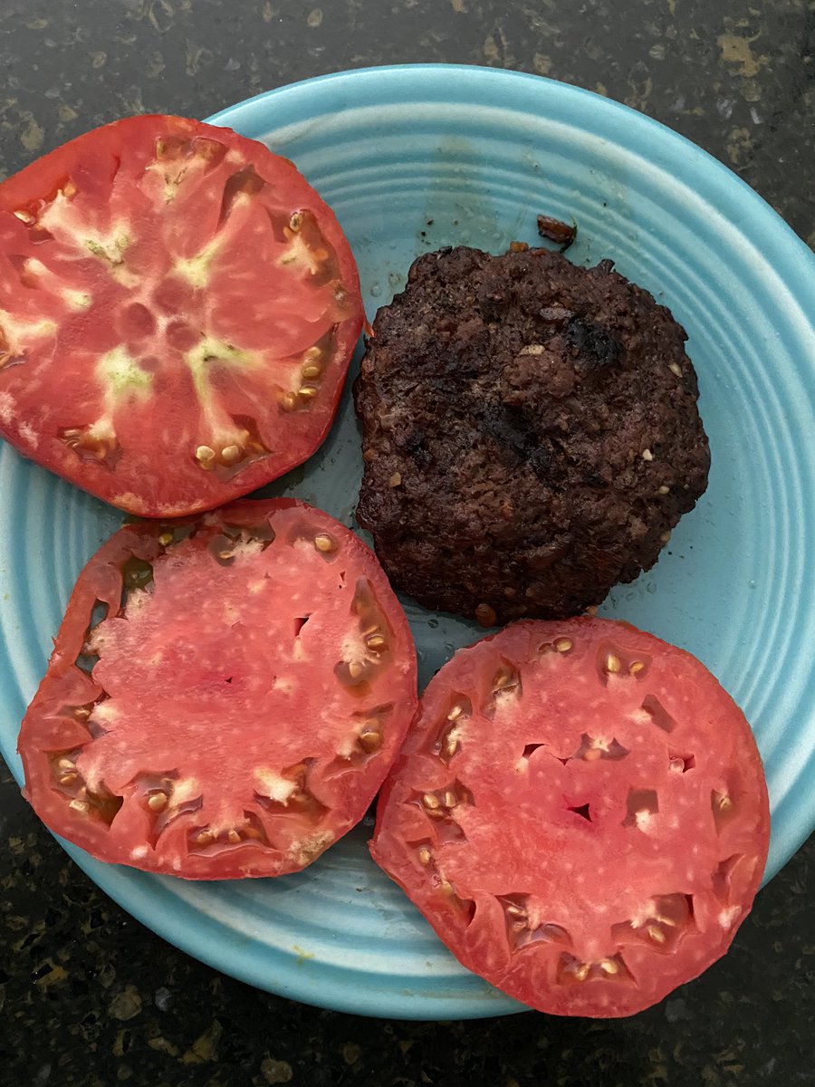 wattj's tweet photo. Enjoying homegrown tomatoes 🍅 by @WattJay1 (best in World) with a little Nichols beef! @JacobWatt4 @WattJonah @WattJT @jhwatt #Tomatoes #realgood https://t.co/EEiLxQ2kOn