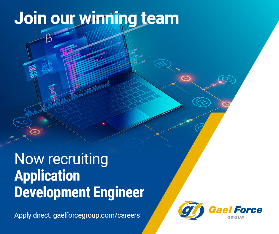 We're hiring! To continue with our growth plans for 2020 and beyond we are searching for an Application Development Engineer to join our team at Gael Force Group, based in Inverness. Want to learn more? Apply direct here: bit.ly/3axVRND