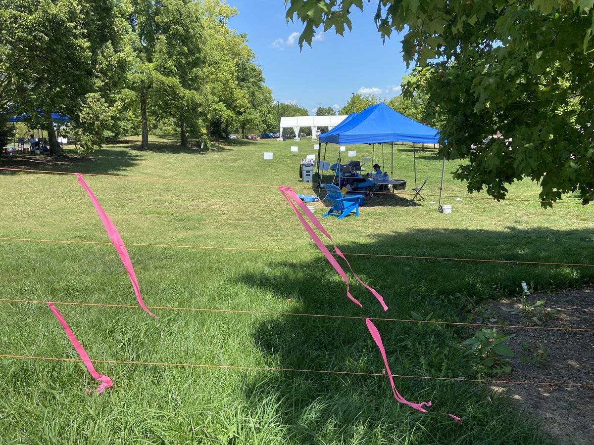 COVID testing stations still set up around campus. Students can make their appointments until August 22nd