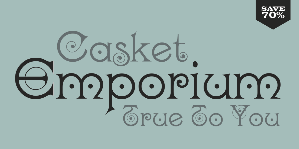 MyFonts's tweet photo. John Cumming designed and punchcut the complete over-the-top & none-more-Victorian display face Kismet for the Boston Type Foundry in 1879; Linotype revived it digitally, and it’s 70% off during our Type Through the Eras event: https://t.co/FX9p3tGHGa #typeeras https://t.co/wZ5Cu1nlTo