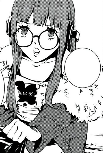 A tug on <a href="/DEV0T3/">💟</a>'s sleeve, round eyes peering at the slighter taller girl behind large rimmed lenses. A touch of nervousness in those mauve hues, lips pressed together in a tight line.

"H-Hey..! Are you busy?"