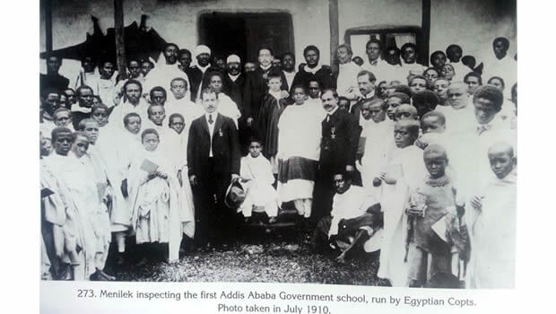 12. The First Modern SchoolThe first modern school in Ethiopia, was opened in Oct 1908 by Menelik II (The current Dagmawi Menelik II School). The school was for wealthy children and it began with 20 elite schoolchildren.