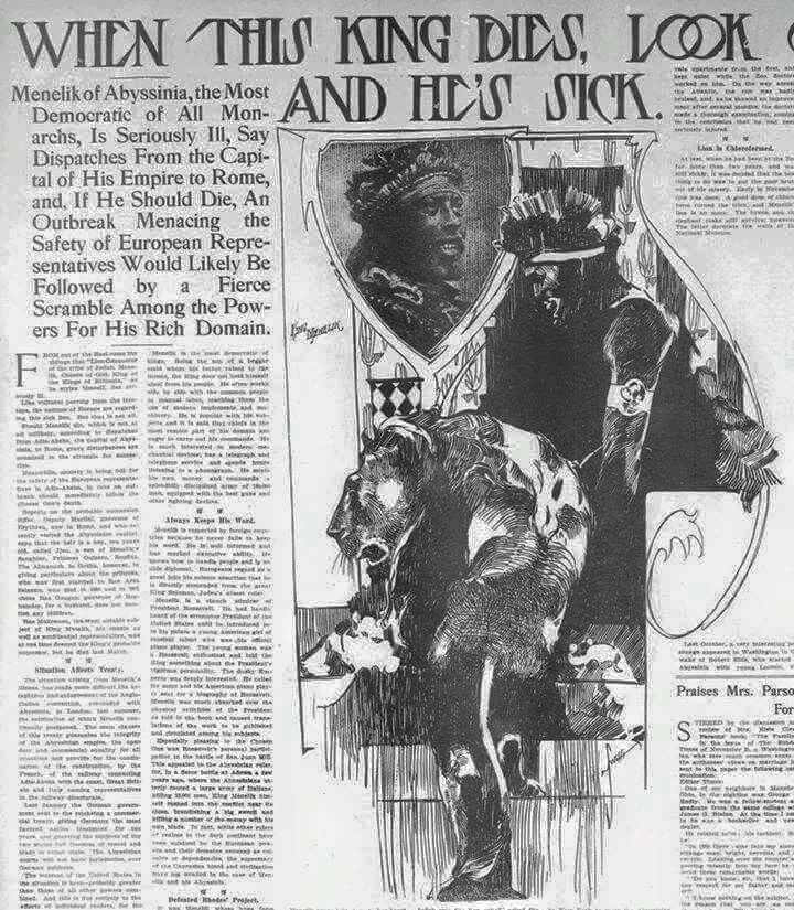 25. Some letters and International recognitions of Menelik II