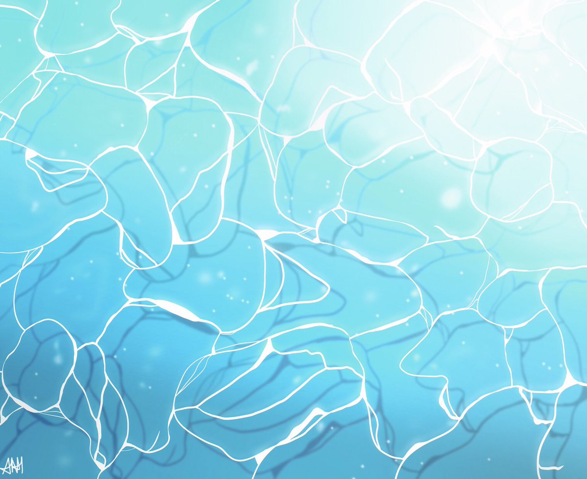 aribellzzart's tweet photo. My water studied from the other day! I also found a different way I can do a piece like this, so in my first art stream I think I will work on another water piece like this.
#ArtistOnTwitter #animewater https://t.co/zagFfoLt34