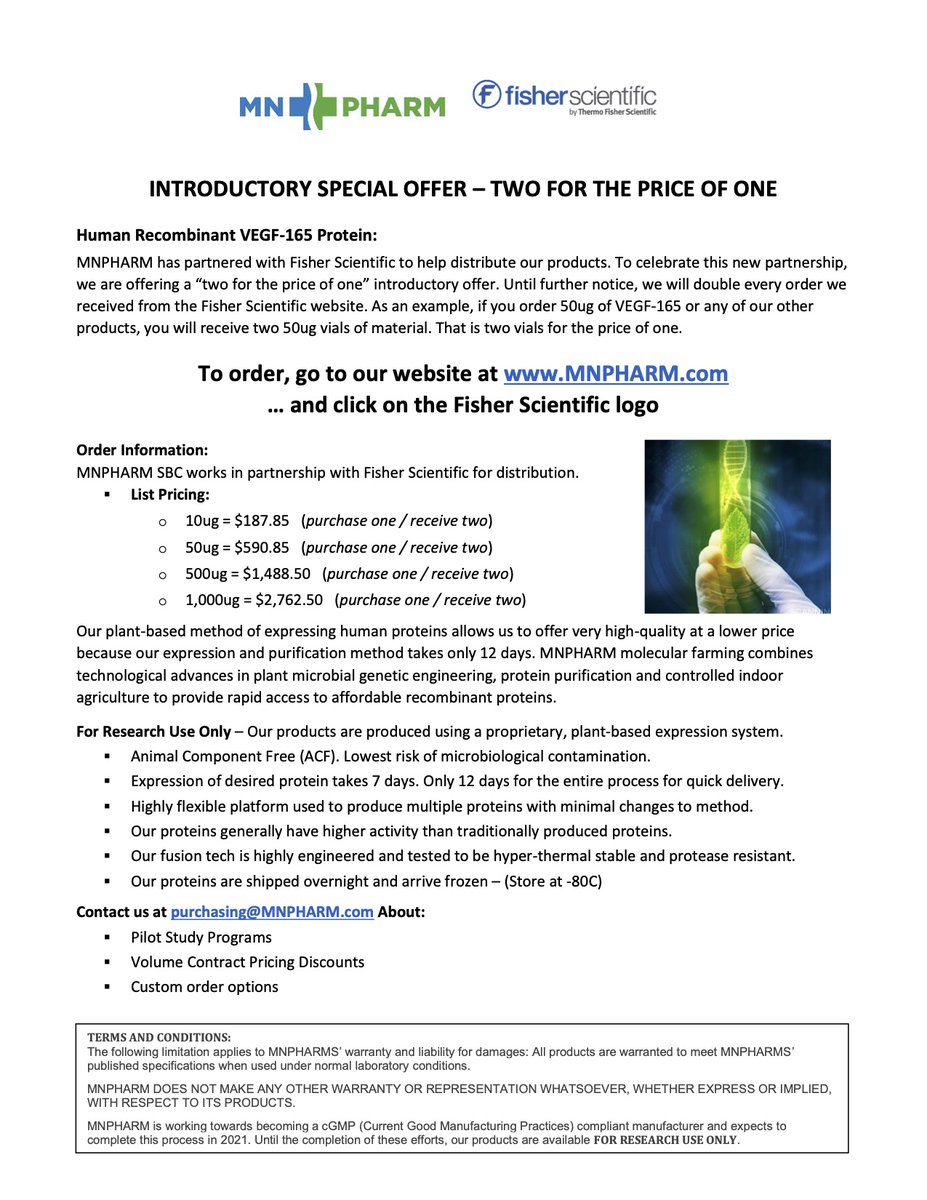 SectAway's tweet image. Check this out!!

fishersci.com/us/en/catalog/…

#VEGF #AnimalComponentFree #Research #Cancer #RegenerativeMedicine