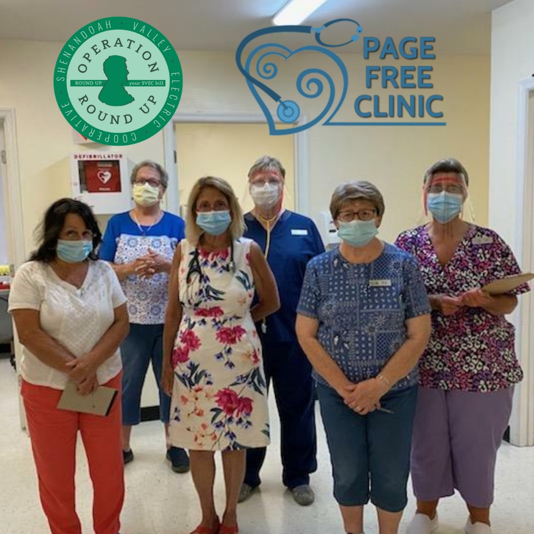 SVEC_Coop's tweet photo. Page Free Clinic is a proud recipient of one of our Operation Round Up grants! They used their funds to purchase personal protective equipment and disinfectant supplies to help the clinic operate safely during the pandemic. Your spare "change" adds up and makes a difference! https://t.co/PM1eYqHjIT