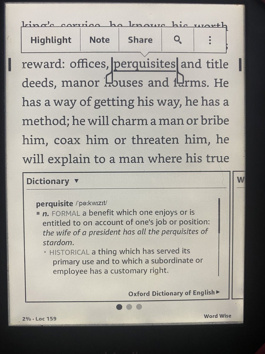 I’m embarrassed to say (and my head is suitably hung in shame) that, until just now, I didn’t know that ‘perks’  is short for...