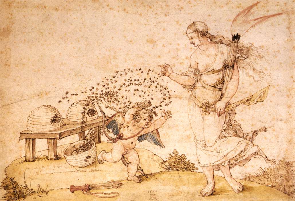 Cupid the Honey Thief1514Pen and ink and watercolour on paper, 22 x 31 cmKunsthistorisches Museum, Vienna