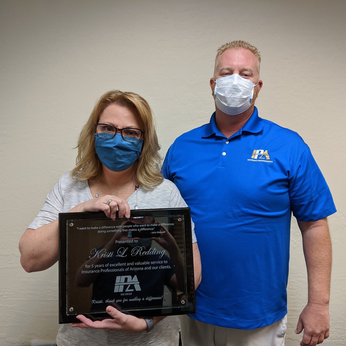 Insuranceproaz's tweet image. We want to congratulate Kristi Redding for five years of service with us! Thank you for making a difference every day. We appreciate your experience, knowledge, and positive perspective.