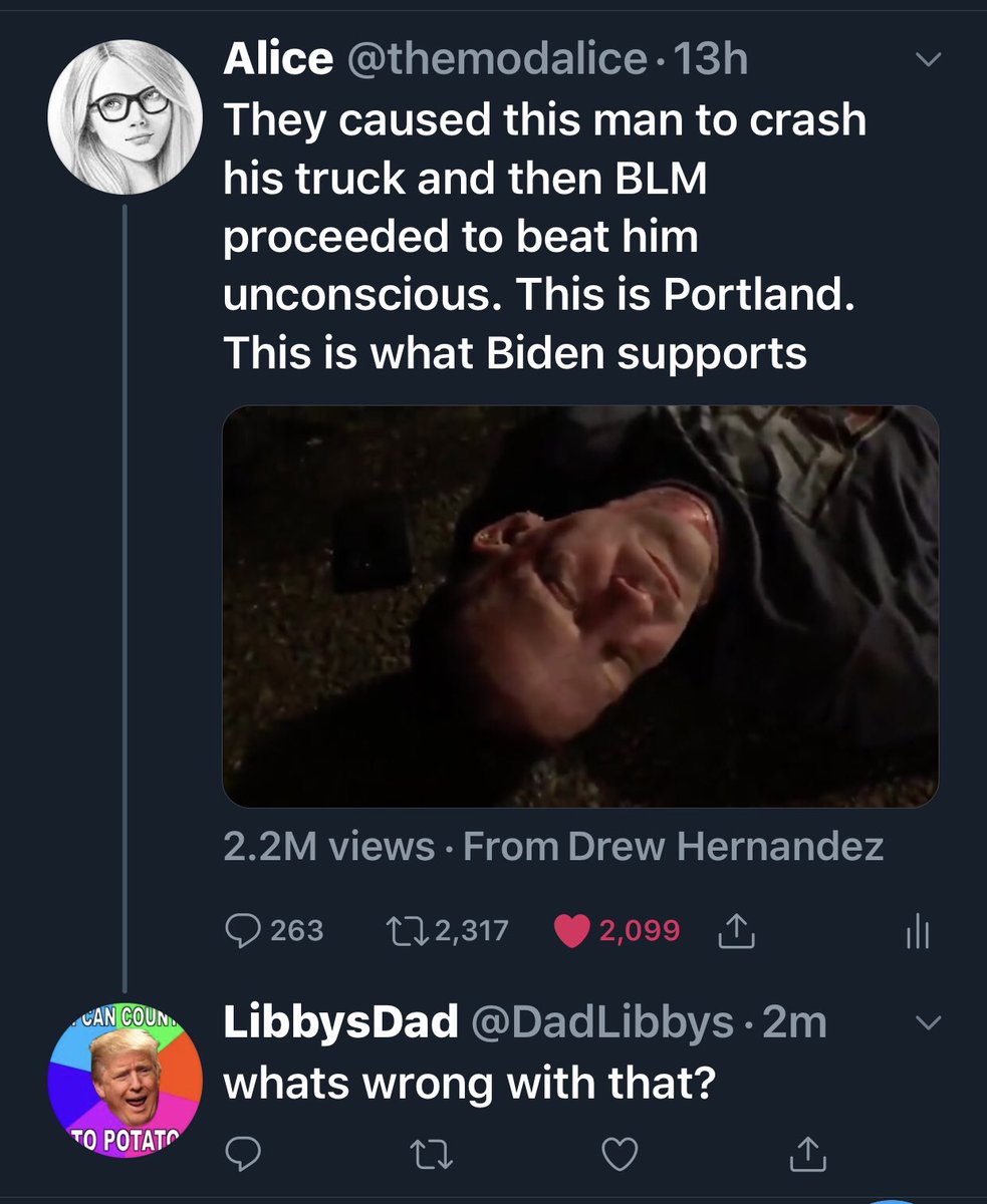 Another BLM activist response to the brutal attack