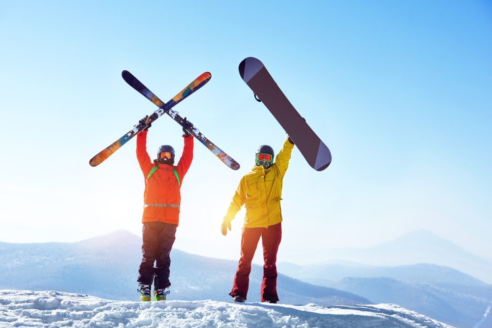 Team snowboards or team skis?