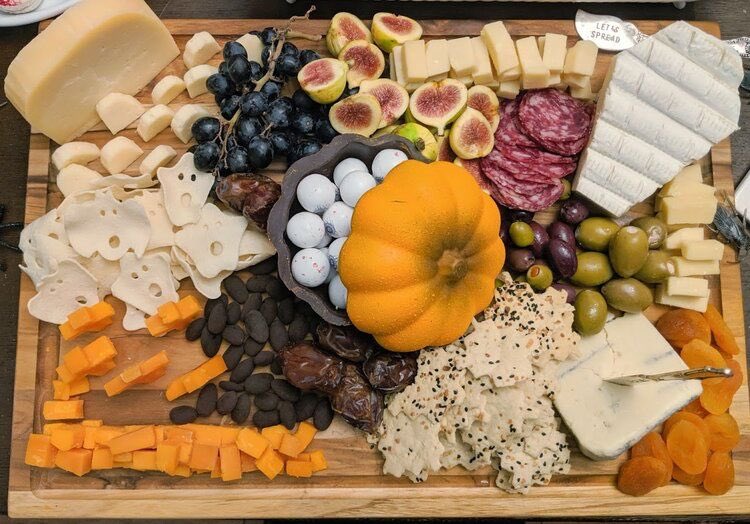 DaveScheidt's tweet photo. Thinking about spooky cheese plates. https://t.co/FsMEHvSf0P