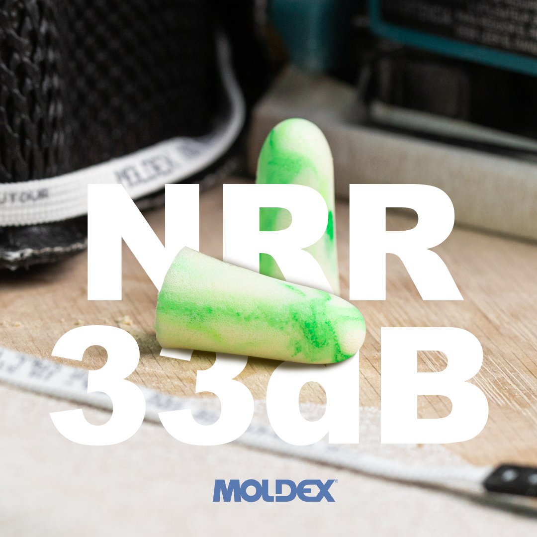Moldex_Metric's tweet photo. Moldex foam earplugs are so comfortable you’ll forget you’re wearing earplugs! Click the link https://t.co/LkGZYO6o1u to learn more 🚧
.
.
.
.
#MOLDEX #IDEASTHATWEARWELL #HearingLoss #WorkSafety #safetyadvisor #safetyconsultant #safetyfirst #constructionsite #safetytips https://t.co/OkcXVuHi4t