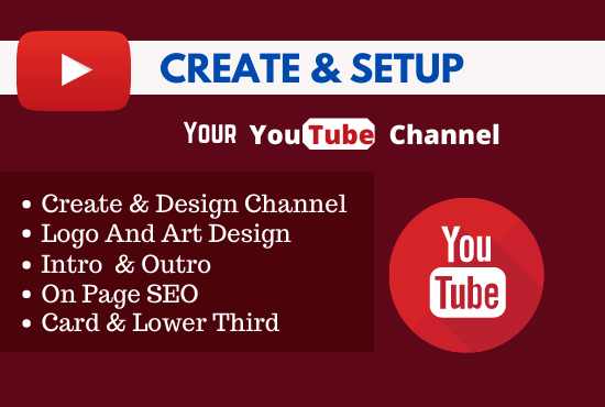 Do You Want To Brand Your  Business And Increase Your Business By YouTube Marketing? I will help you to start well-optimized YouTube Channel to become a successful YouTuber or grow your business
#YouTube #Channelcreate #Createchannel #YouTubeChannel #YoutubeSetup #setupYouTube