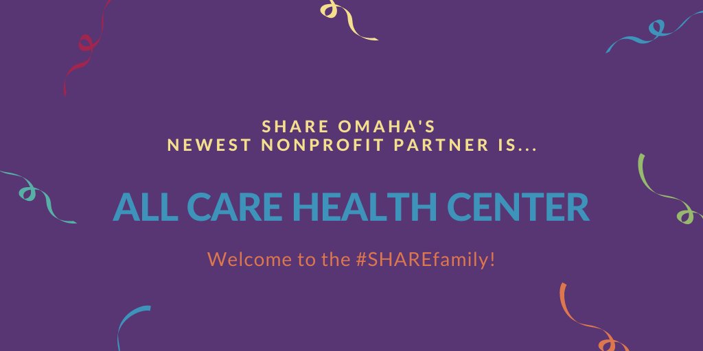 Welcome to the #SHAREfamily, <a href="/AllCareHealth/">All Care HC</a>!

All Care Health Center provides affordable, comprehensive health care to the entire community while focusing services on the most vulnerable and underserved members of Council Bluffs.

Learn more: shareomaha.org/nonprofit/all-…
