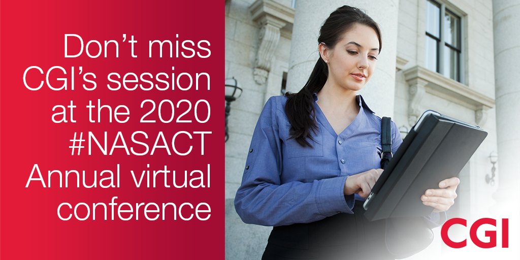 CGI_USA's tweet photo. Don’t miss CGI’s session at the 2020 #NASACT Annual virtual conference where we’ll discuss how state and local governments are managing the next recession in the wake of COVID-19. https://t.co/CkZ7CvLrpl https://t.co/yPjvVYvmzj