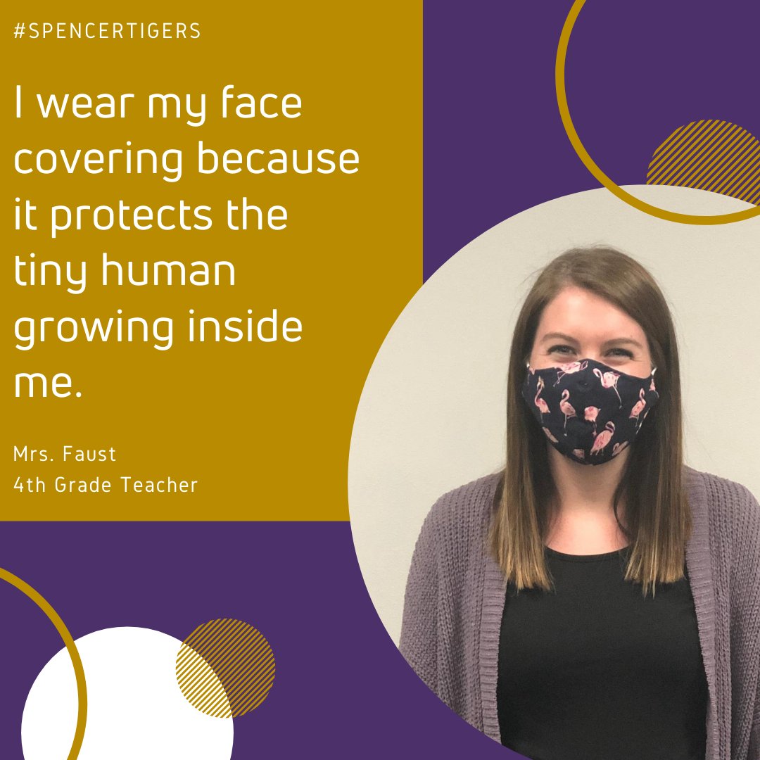 spencercsd's tweet photo. Join us in featuring Spencer Schools students, families, and staff who are doing their part by wearing a face covering in our “I wear a face covering because..." series.

Click the link to submit your information: https://t.co/0iD7uMqIqc https://t.co/qVJYZZX8GE