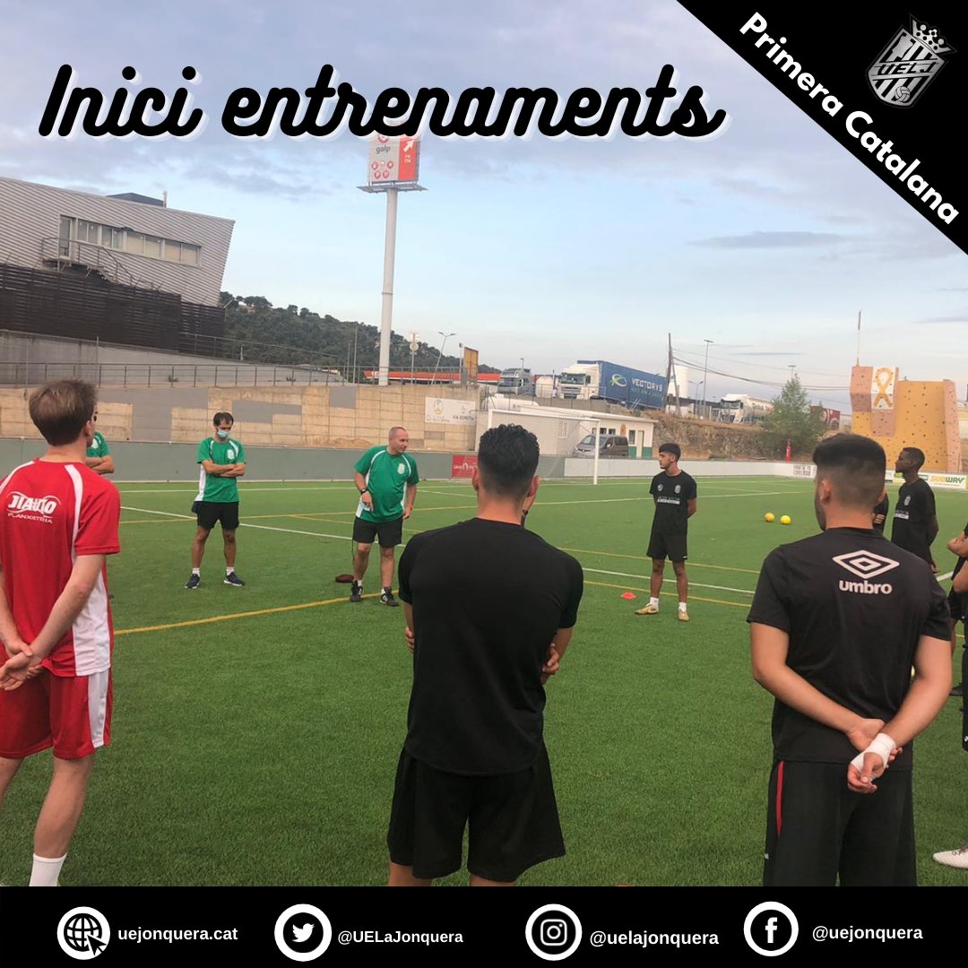 UELaJonquera's tweet photo. 📣[Primera Catalana]📣. ⠀
💚PRETEMPORADA👉🏼 Avui hem iniciat el camí il.lusionant del nou projecte en el 🏟️ Municipal de les Forques⚽️💚.
⠀
▶️ Parlament de @BudoJoan i de l’staff tècnic, @vinmaupao i @enricmp7 i treball de sota les ordres de @perebrugat de @essentialfit_gym ! https://t.co/wEUPMZgfR4