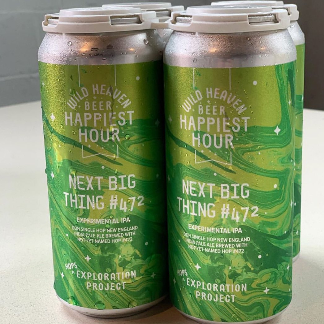 BeerWildHeaven's tweet photo. We’ve been getting some great feedback on our debut from the ‘Next Big Thing’ series, #472! Have you tried this delicious experiment yet? #happiesthour #ipa #neipa #serveyourneighbor #experimentalhops #experimentalipa https://t.co/G22OzfFYto