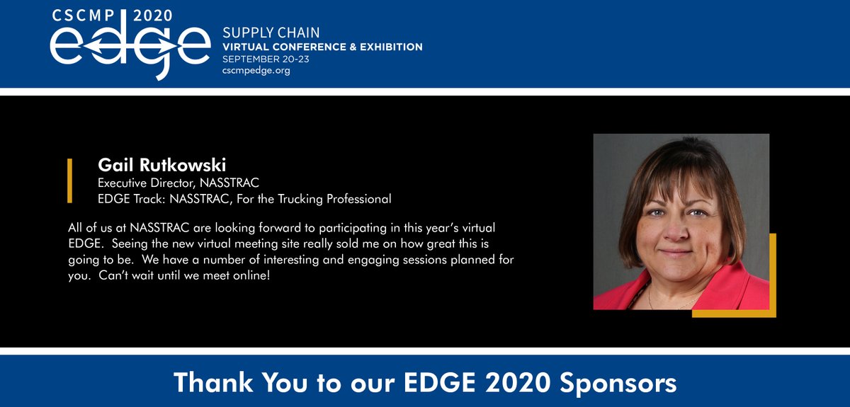 cscmp's tweet photo. Thank you to major sponsor @CHRobinson for supporting the #EDGE2020Live! conference this September! #ThisIsSupplyChain #virtual #CSCMPEDGE https://t.co/qoL5srYq0J