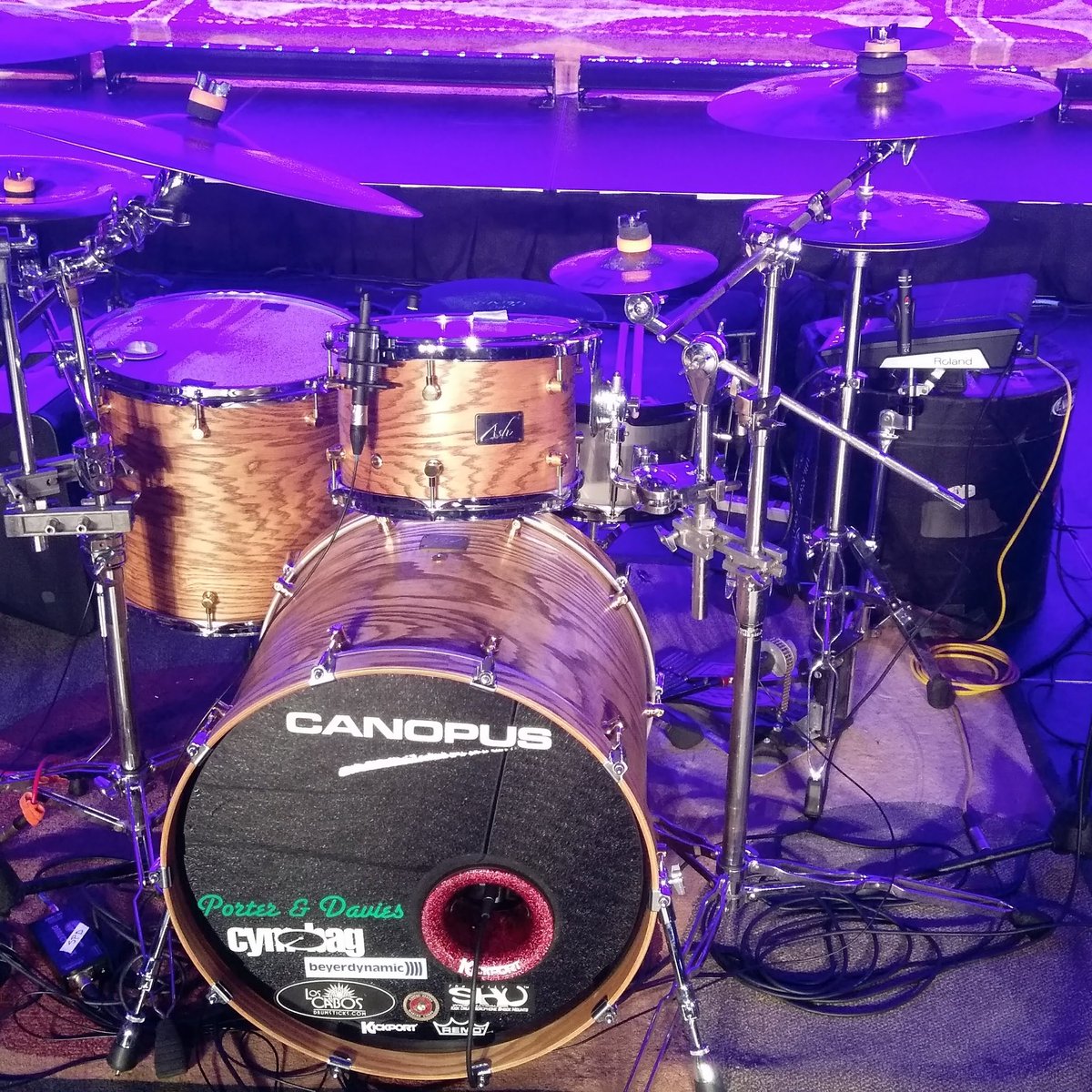 KickPort's tweet image. Hello Kickport Family! We hope you are doing well and staying safe out there! Today we have some great pictures from one of our fantastic artists, Charles “Pocket” Evans. Charles is endorsed by @CANOPUSDrumsUSA , @loscabossticks @beyerdynamicUSA and of course @KickPort !
