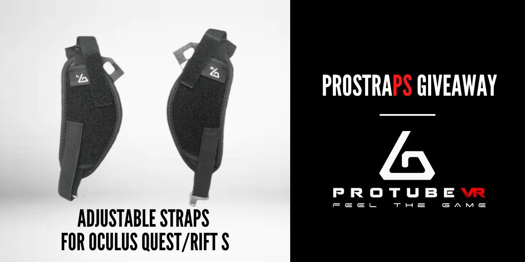 🎁 3x Pairs of #ProStraps #Giveaway 🎁 

Improve the comfort of your #VRgaming sessions with these straps for Oculus Quest and RiftS!

To participate 👇

▶ RT this tweet + Follow <a href="/ProTubeVR/">ProTubeVR</a>

The 3 winners will be picked on our Discord the 31 August 2020.

Good luck boys!