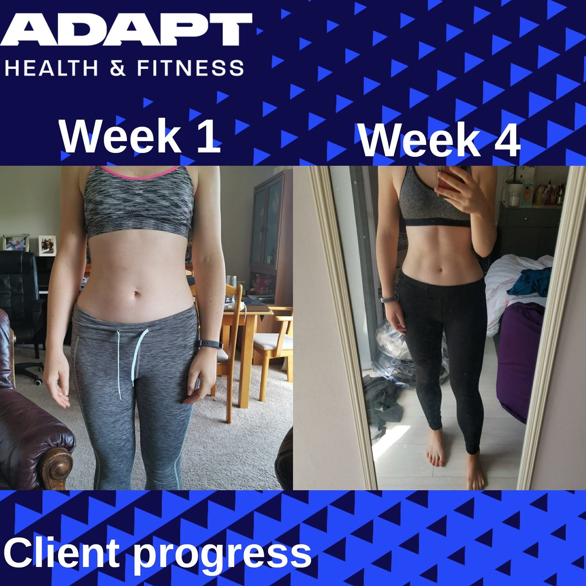 Client progress! Have loved every minute of working with this lovely lady and helping her to progress on her fitness journey! Huge well done 😀 #MondayMotivaton #personaltrainer