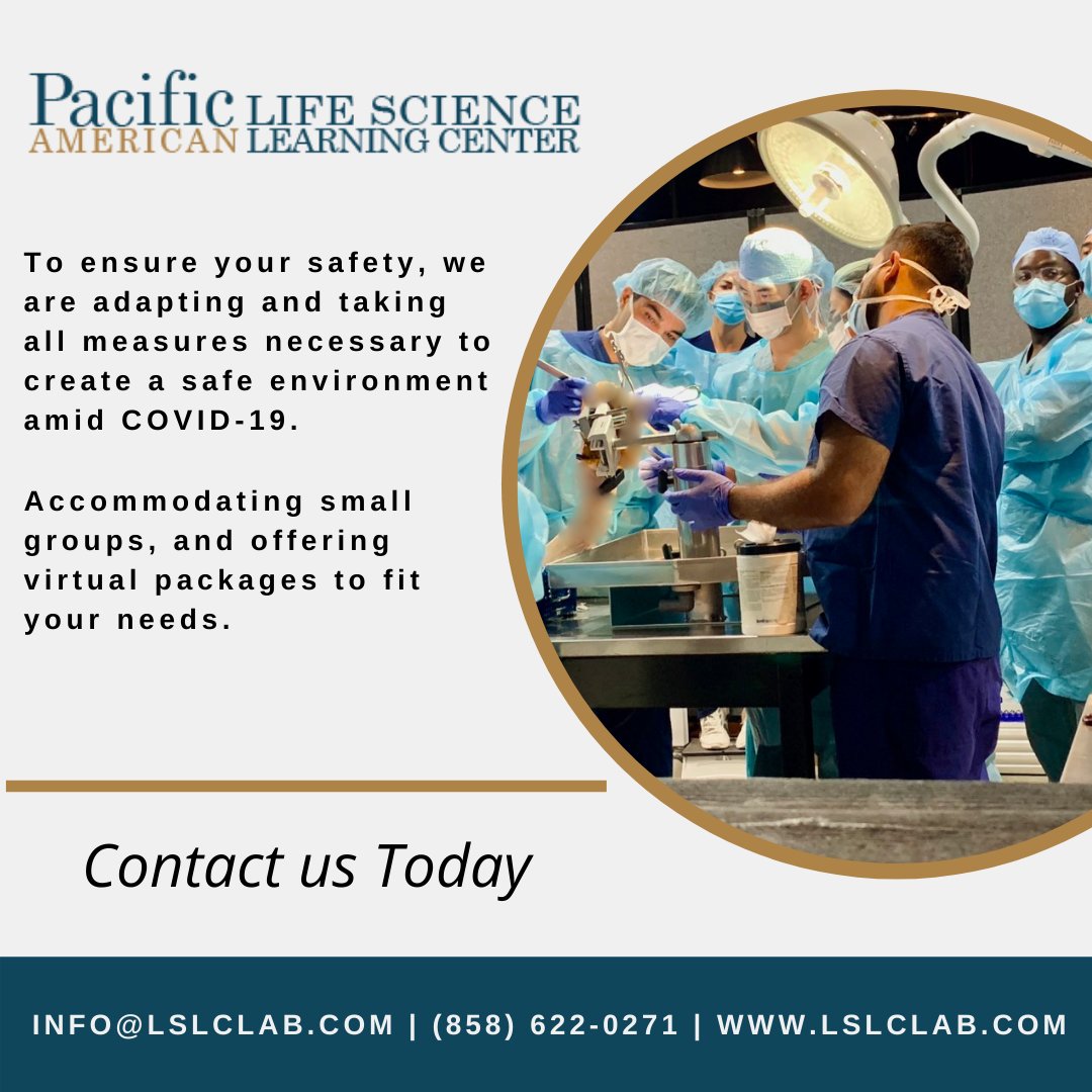 LSLC_Lab's tweet image. Contact us today to book your next lab! 
#bioskills #bioskillslab #surgicaltraining #medicaldevice