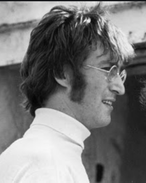 john lennon in a white turtleneck \u0026gt 