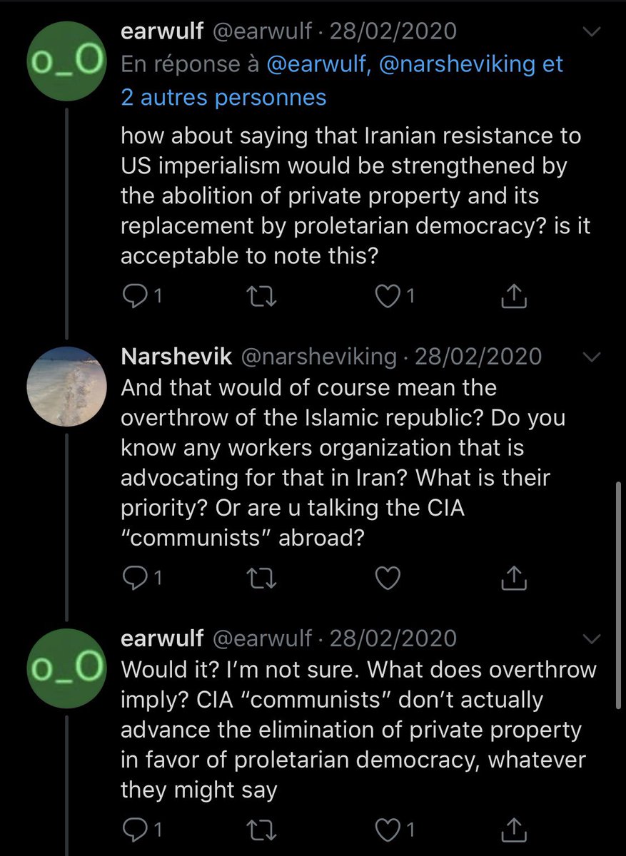 Western leftists - or "anglo marxists" as some refer to them as - reek of colonialism when they behave like so. Implications by the white man that Iran would be almost more revolutionary if it did this or that w/o regard for the culture & situation abs reek of colonialism to me.