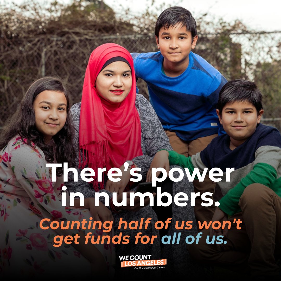 You are powerful. Your decision today to fill out the #2020Census will greatly impact your and your family's future. Don't wait and get counted. Go to my2020census.gov or call 844-330-2020 now!