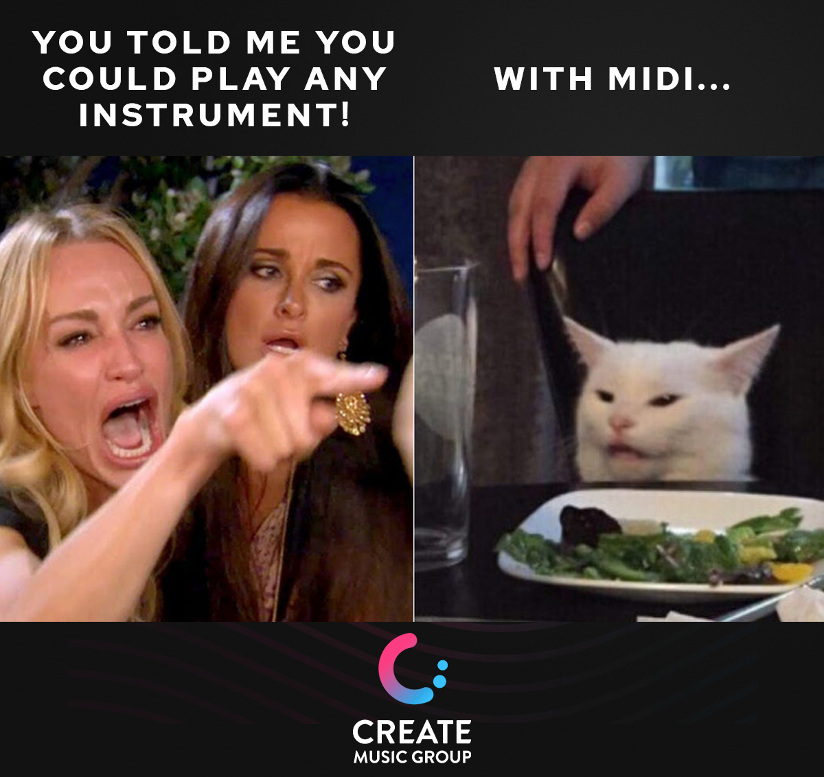 createmusic's tweet photo. MIDI counts 😂
#WeAreCreateMusic #CreateMusicGroup https://t.co/CfGqCksGiJ