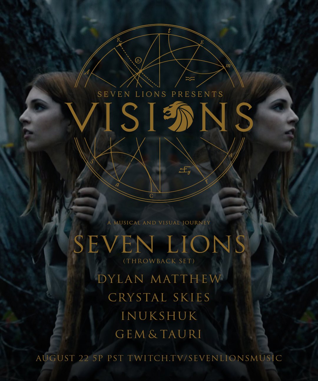 Visions #4 Live Stream Flyer
