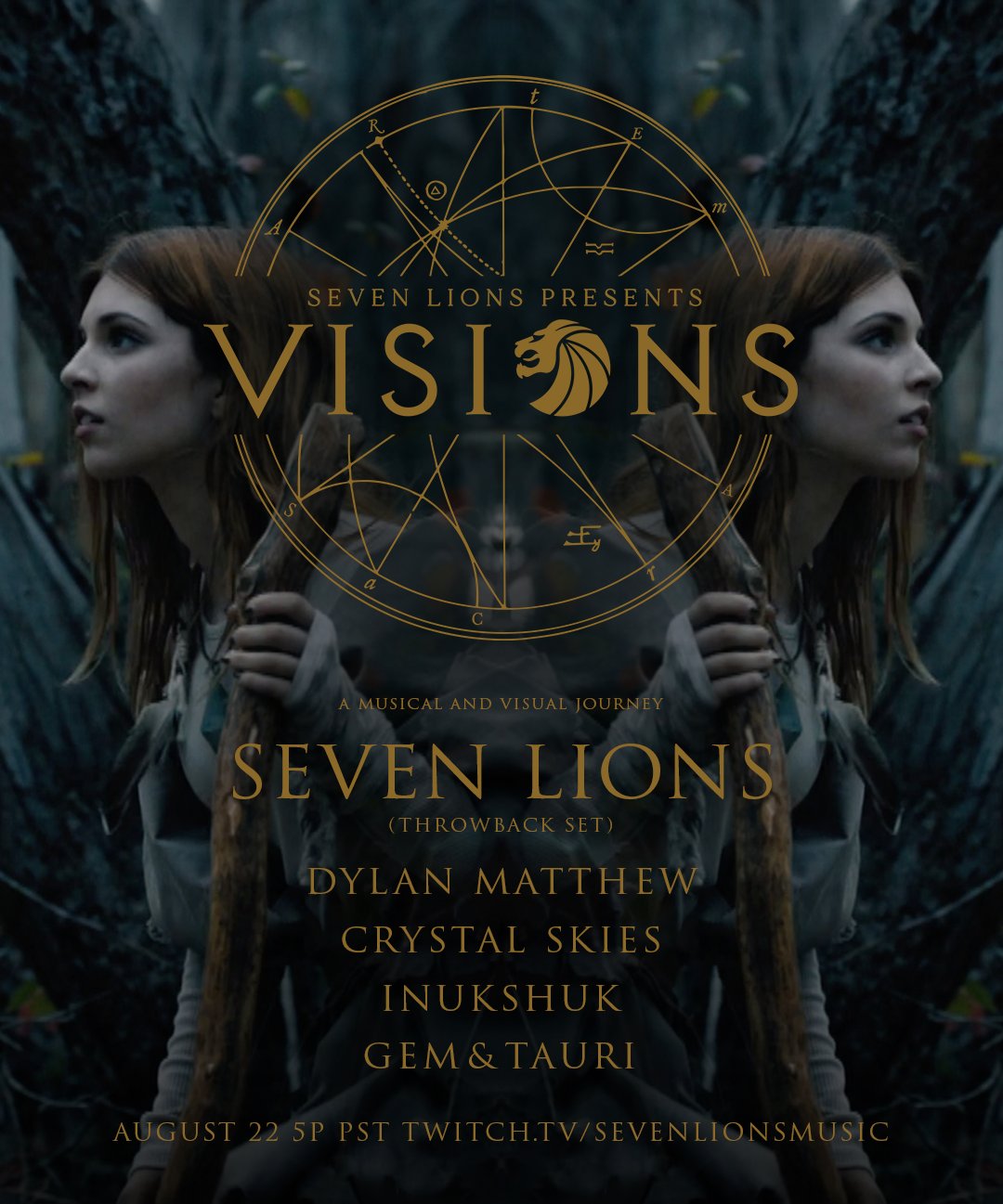 Visions #4 Live Stream Flyer