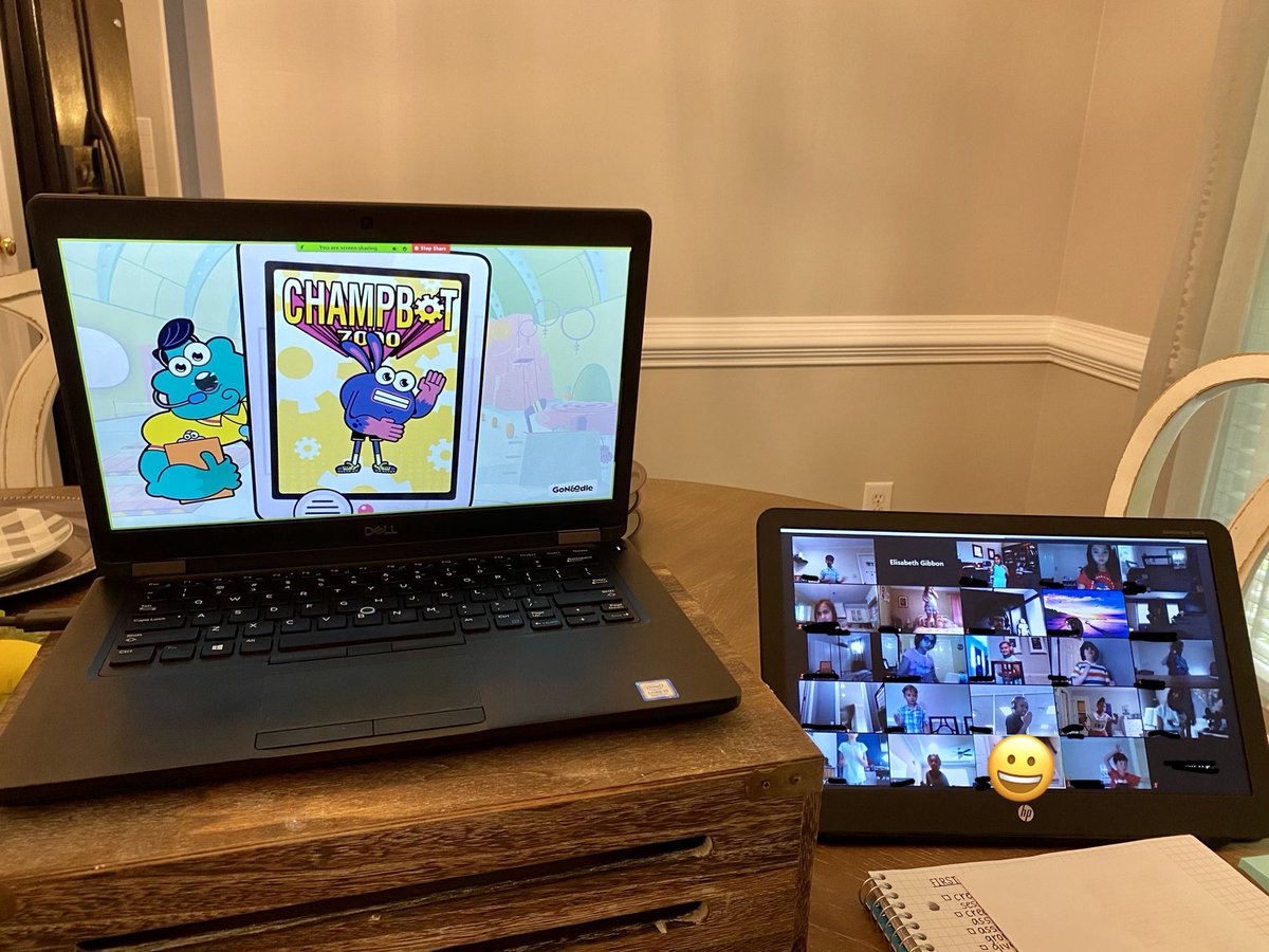 MrsGibbonESE's tweet photo. GoNoodle fun on the first day of digital learning! https://t.co/1U9qoniob8