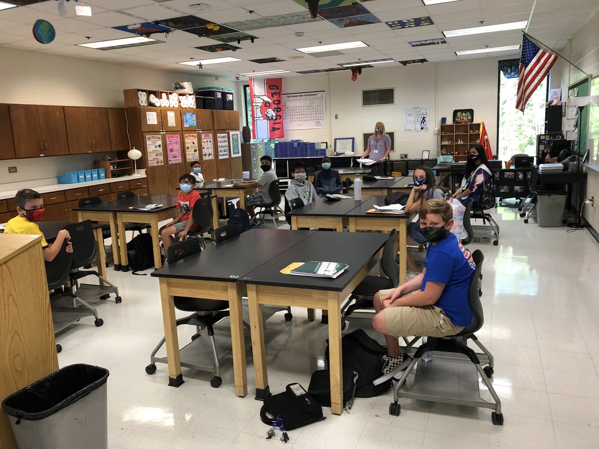 Visiting school this morning and seeing great preparation for our first day! #ExcellenceandCreativity #WelcomeBack