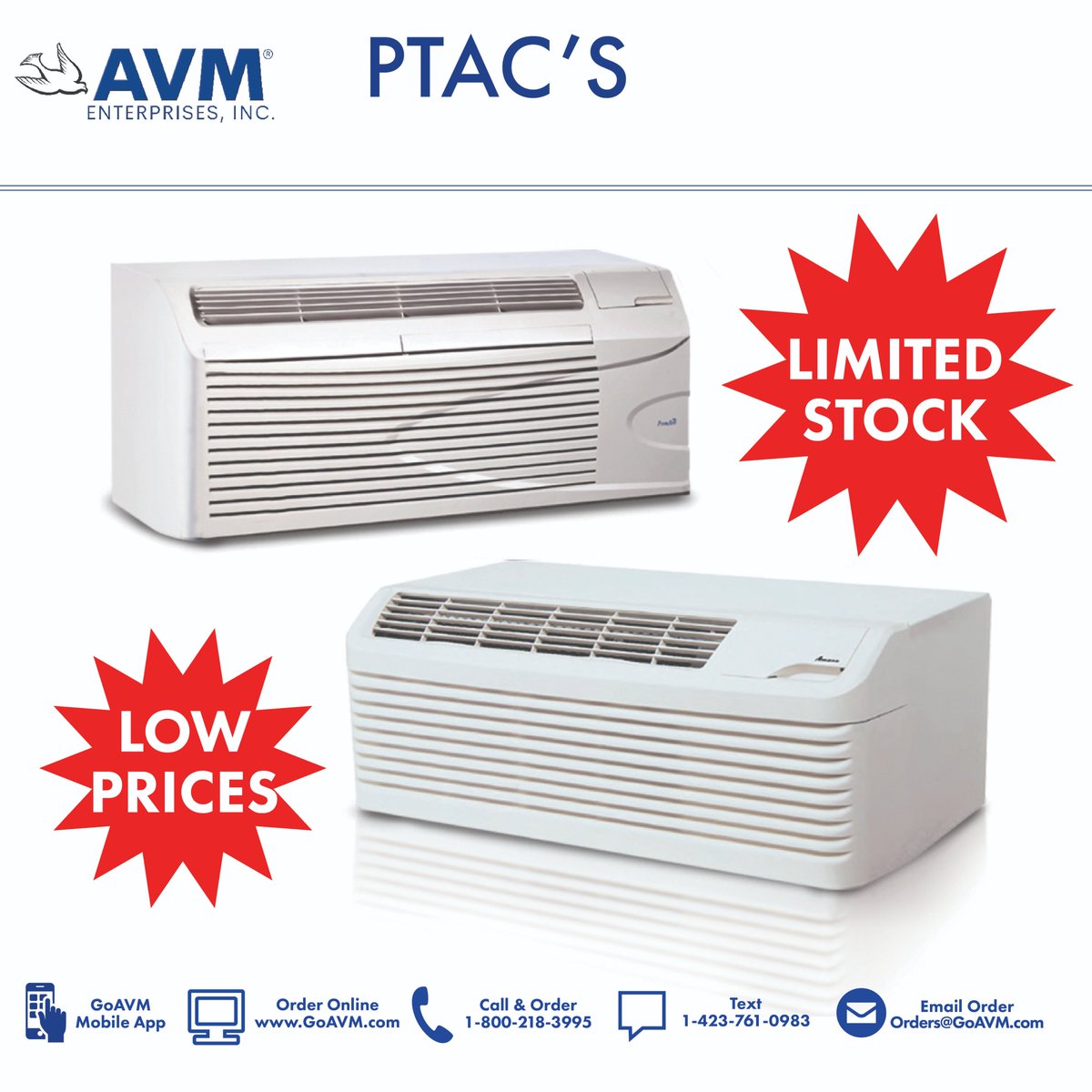 goavm's tweet image. Looking for the best #PTAC units for hotels?

Give your guest the best comfort while saving dollars!
Get the best deals on PTAC Units on #GoAVM! Low Prices! Stocks are limited!

Order Now: bit.ly/31XQXWw

#airconditioners #ptacunit #avmenterprises #HotelSupply