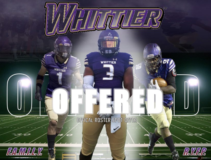 Grateful For My First Offer From Whittier Poets #RYFP <a href="/CoachNeale/">Michael Neale</a> <a href="/CoachMooney15/">Kendall Mooney</a> <a href="/LBCoachTate/">Coach Tate 🏁</a>