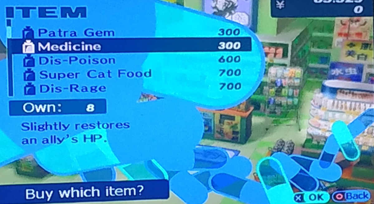 as per every game medicine now costs way more -_- no comment it was only like 100y in p1