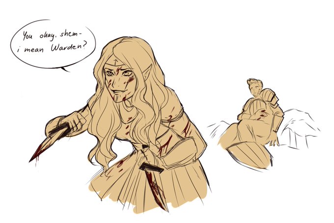 first impressions
#dragonage #dragonageorigins #alistairtheirin 