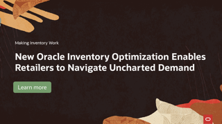LeeClinton10's tweet photo. Oracle unveils a new #cloud service fueled by #MachineLearning to optimize inventory and adapt to changing customer buying behaviors. Learn about @OracleRetail Inventory Optimization! https://t.co/1KKnB4J3jE https://t.co/pDQkPongqz