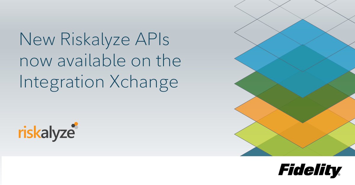 FidelityforWMs's tweet photo. We announced a suite of new APIs on the Integration Xchange with @Riskalyze at their #FearlessWeek event that aim to help clients create a more comprehensive client risk assessment. https://t.co/XNYbGNHBsb https://t.co/5buZ9MviOh