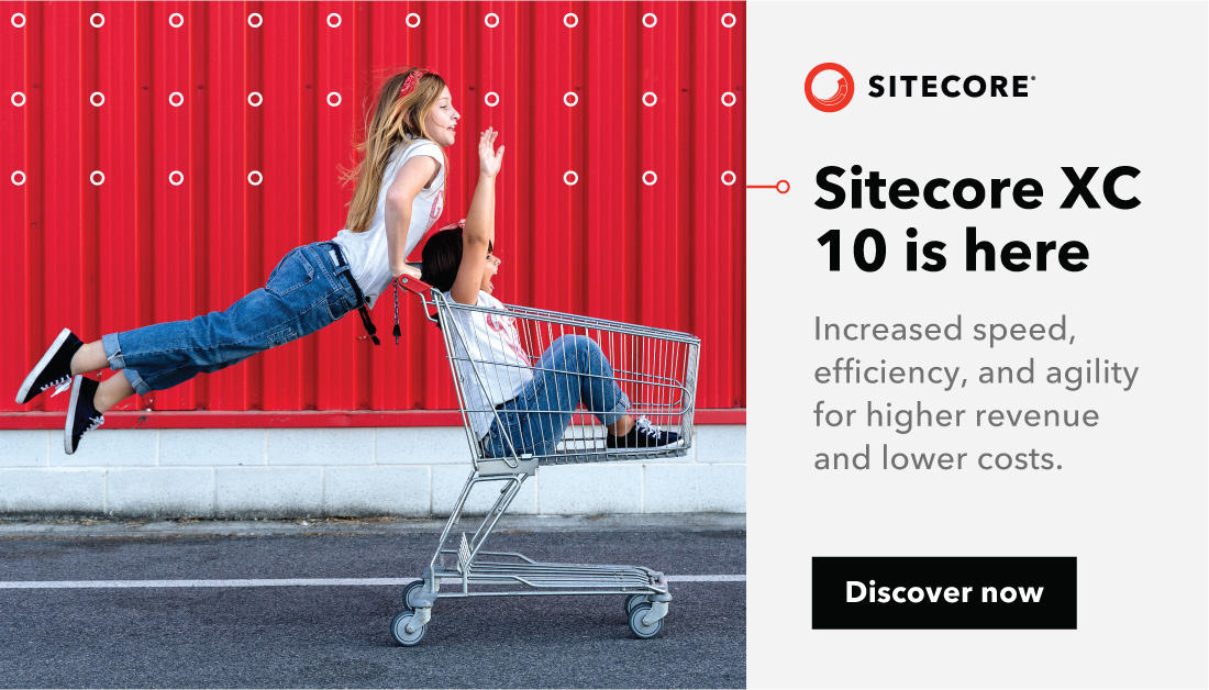 Sitecore's tweet photo. From container deployment to new extensions, from dynamic bundles to better recommendations — there’s something for every team in the new Sitecore XC. Learn more about it here: https://t.co/ouxcumxxyt https://t.co/bMrul3EJgJ